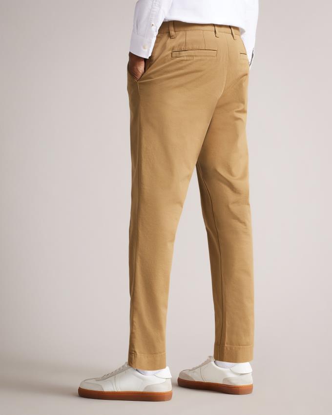 Pantalon Chino Ted Baker Casual Relaxed Beige Homme | KMK-65699476